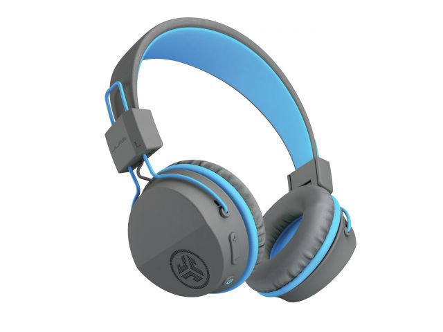 Bluetooth slušalice JLAB Jbuddies Studio Kids Wireless (2020), naglavne, sive/plave