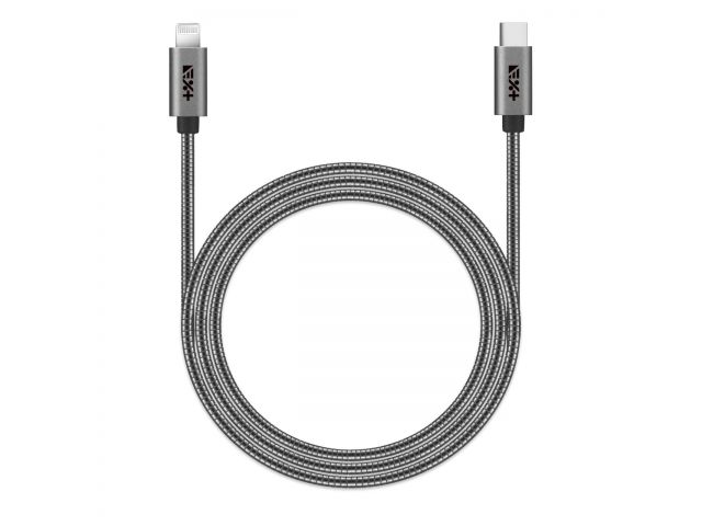 Kabel NEXT ONE Lightning(m) na USB-C(m), 1.2m, sivi