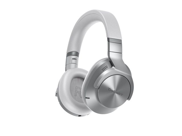Bluetooth slušalice TECHNICS EAH-A800-K, naglavne, ANC, do 50 sati baterije, srebrne