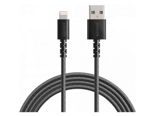 Kabel ANKER PowerLine Select+, USB-A na Lightning, 1.8m, crni