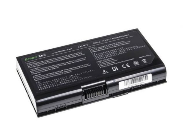 Baterija za laptop GREEN CELL (AS44), 4400 mAh, 14.4V (14.8V) A42-M70 za Asus G71 G72 F70 M70 M70V X71 X71A X71SL