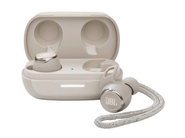Bluetooth slušalice JBL Reflect Flow Pro+, BT 5., ANC, IPX8 vodootporne, aktivno poništavanje buke, bijele
