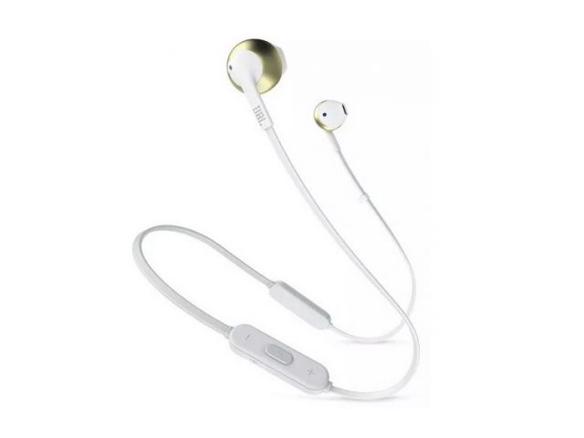 Bluetooth slušalice JBL Tune 205BT, BT 4.0, In-Ear, do 6h baterije, šampanj zlatne (JBLT205BTCGD)