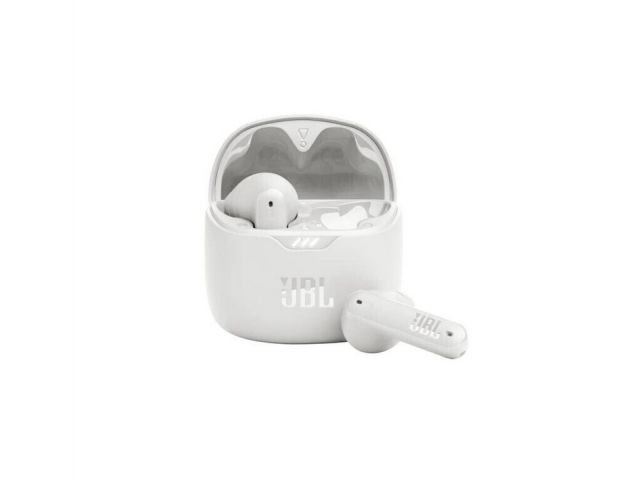 Bluetooth slušalice JBL Tune Flex, BT 5.2, TWS, ANC, vodootpornost IPX4, bijele