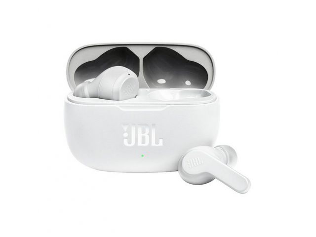 Bluetooth slušalice JBL Wave 200TWS, BT 5.0, TWS, DeepBass, do 20h baterije, bijele (JBLW200TWSWHT)
