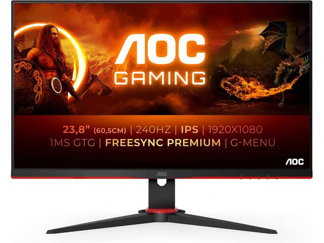 Monitor AOC 24G2ZE/BK, 23.8
