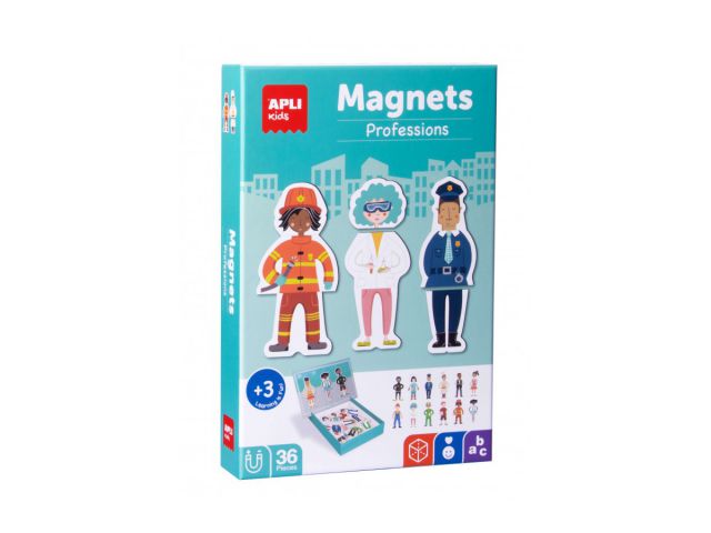Društvena igra APLI Magnets - Zanimanja, junior, didaktička, dob 3+