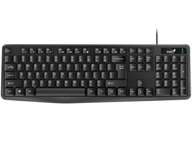 Tipkovnica GENIUS KB-117, žična, USB, crna