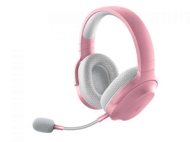 Slušalice + mikrofon RAZER Barracuda X Wireless Quartz (2022), gaming, bežične, roze