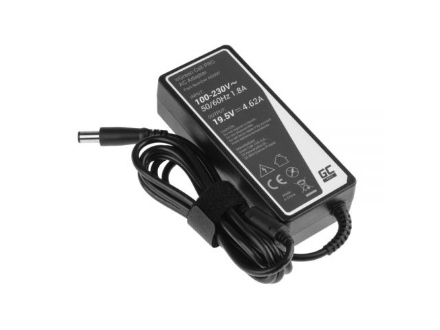 Punjač za prijenosno računalo GREEN CELL AD09P, za DELL laptope, 19V, 90W
