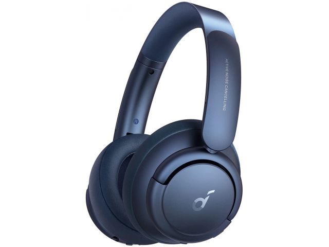 Bluetooth slušalice ANKER Soundcore Life Q35, naglavne, ANC, putna torbica, plave (A3027G31)