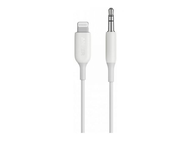 Audio kabel ANKER 3.5mm(m) na Lightning(m), 0.9m, bijeli