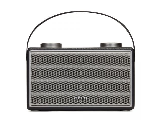 Bluetooth zvučnik AIWA BSTU-800BK, radio, utor za gitaru, retro, crni