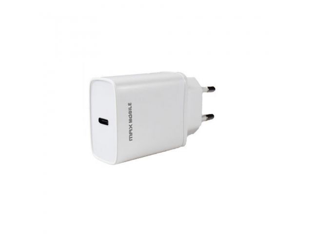 Kućni punjač MAXMOBILE TR-349, QC 3.0 , USB Type-C, 20W, bijeli