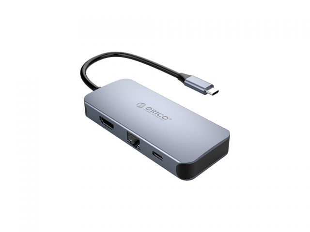 USB-C HUB ORICO MC-U602P, 3x USB 3.0, HDMI, RJ45, USB Type-C