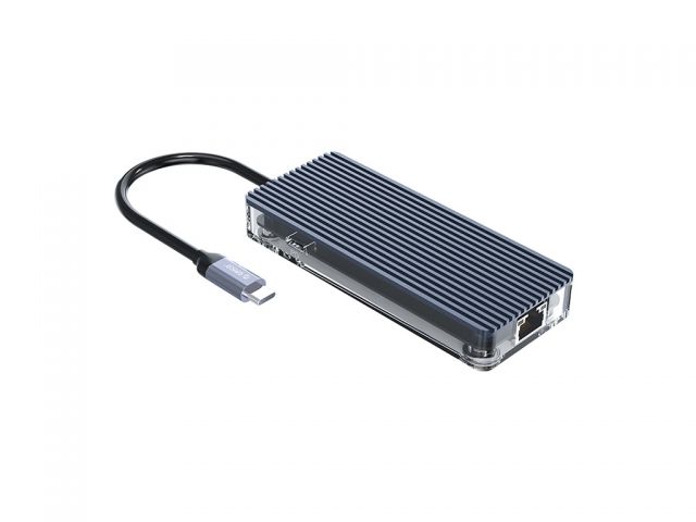 USB-C HUB ORICO WB-6RJ, 3x USB 3.0, HDMI, RJ45, USB Type-C
