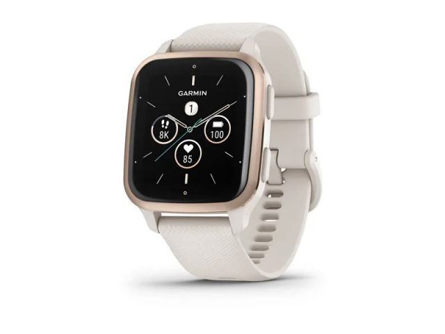Pametni sat GARMIN Venu Sq 2, 40mm, Music Ivory/Peach Gold (010-02700-11)