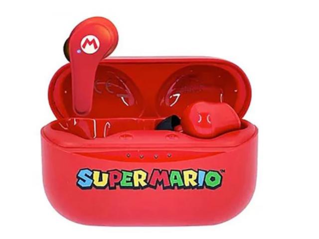 Bluetooth slušalice OTL Super Mario Icon TWS EarPods ACC-0592, TWS, crvene