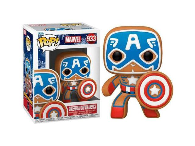 Figura FUNKO POP MARVEL: Holiday, Captain America