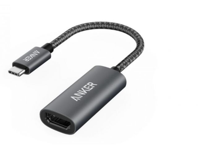 Video adapter ANKER PowerExpand+ USB-C(m) na HDMI(ž), 0.15m, sivi