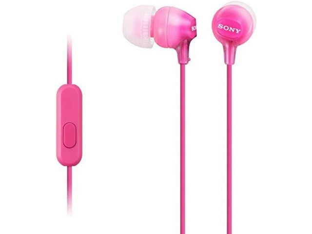 Slušalice SONY MDR-EX15LPPI, In-ear, mikrofon, 3.5mm, roze