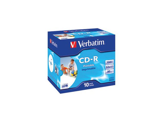 CD-R medij VERBATIM, 52x, 700MB, 10kom