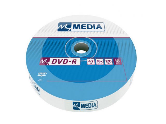 DVD+R medij MYMEDIA, 4.7GB, 16×, 10kom