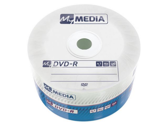 DVD+R medij MYMEDIA, 4.7GB, 16×, 50kom
