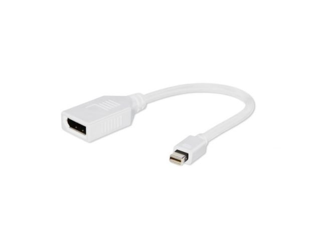 Video adapter GEMBIRD GEM-A-MDPM-DPF-001-W, DP na Mini DP, ž/m, 10cm, bijeli
