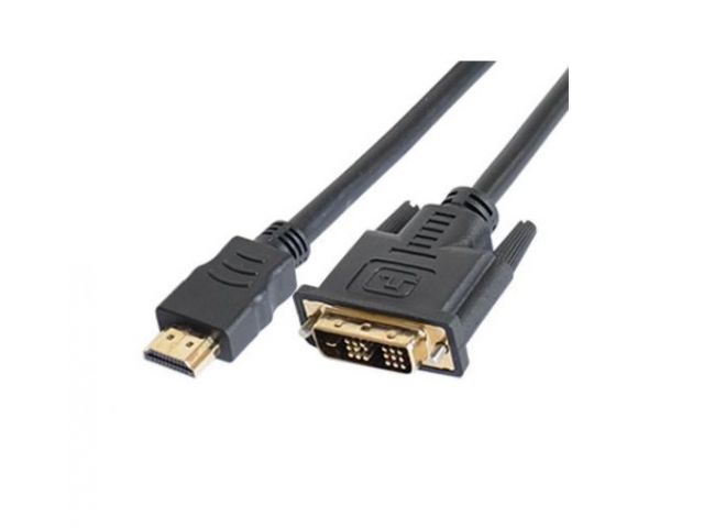 Video kabel NAVIATEC DVI(m) 18+1 na HDMI(m), 15m, crni