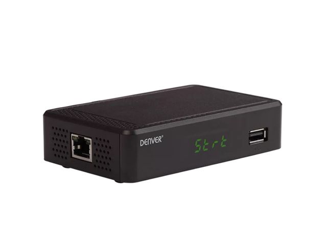 Digitalni prijemnik DVB-T2 DENVER DTB-145, H.265, LAN, crni