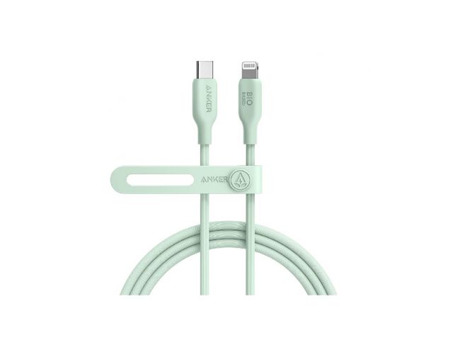 Kabel ANKER 541 Bio USB-C(m) na Lightning(m), 0.9m, zeleni