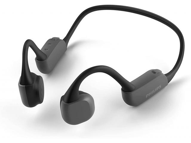 Bluetooth slušalice PHILIPS TAA6606BK/00, sportske, IP67, crne