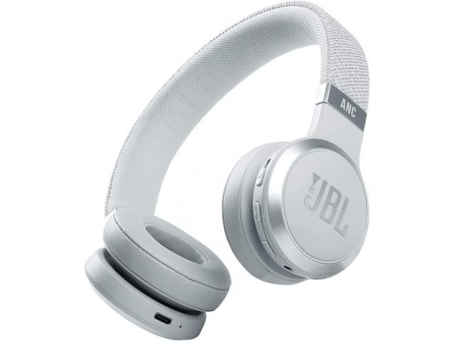 Bluetooth slušalice JBL Live 460NC, BT5.0, ANC, naglavne, bežične, eliminacija buke, bijele