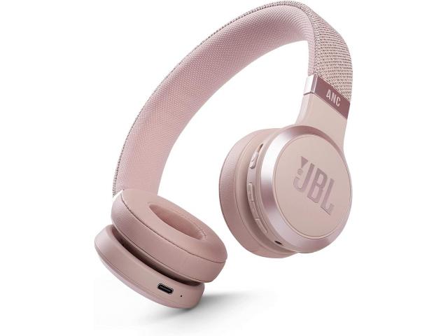Bluetooth slušalice JBL Live 460NC, BT 5.0, ANC, naglavne, bežične, eliminacija buke, roze