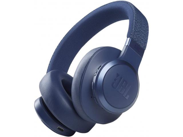 Bluetooth slušalice JBL LIVE 660NC, BT5.0, ANC, naglavne, bežične, eliminacija buke, plave