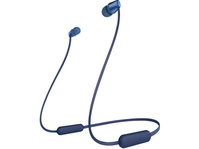 Bluetooth slušalice SONY WI-C310L, In-ear, mikrofon, plave