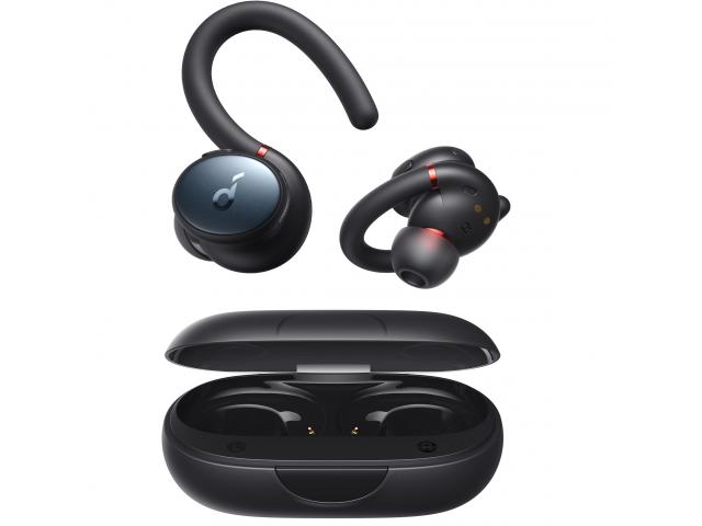 Bluetooth slušalice ANKER SoundCore Sport X10, TWS, IPX7, Deep Bass, brzo punjenje, rotirajuće, crne