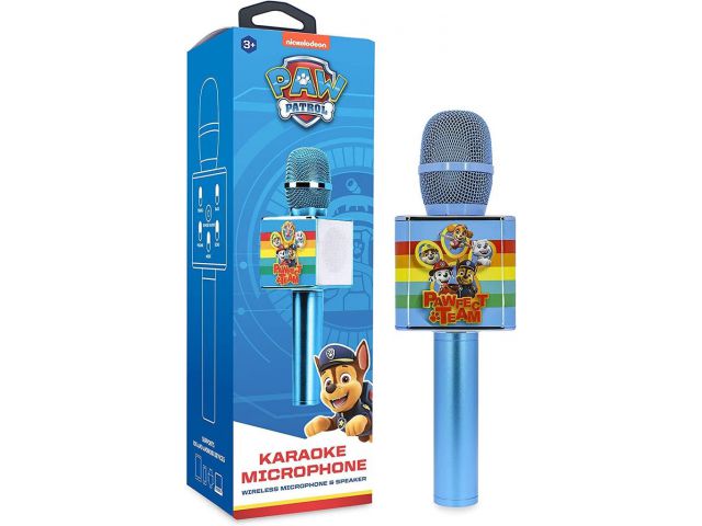 Mikrofon OTL Paw Patrol Karaoke Microphone, Bluetooth, karaoke, dječji, sa zvučnikom, plavi