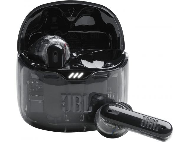 Bluetooth slušalice JBL Tune Ghost Edition, TWS, ANC, prozirna, IPX4, BT 5.2, crna