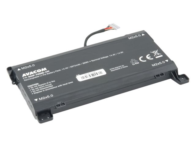 Baterija za laptop AVACOM, za HP Omen 17 TPN-Q195, 14.4V, 5.972Ah, 12p