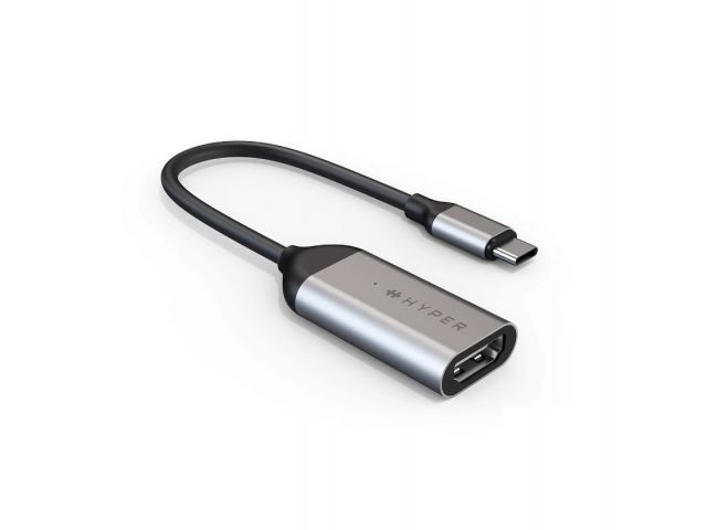Video adapter HYPER HyperDrive, USB-C na HDMI, m/ž, za Chromebook, sivi