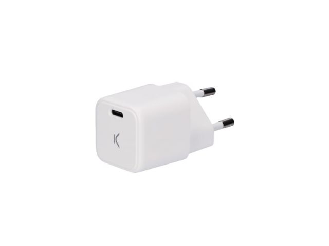 Kućni punjač KSIX BXCDC30MIN, GaN, 30W, Fast Charging, bijeli