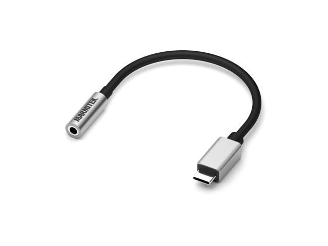 Audio adapter MARMITEK USB-C(m) na 3.5mm(ž), 0.15cm, crni