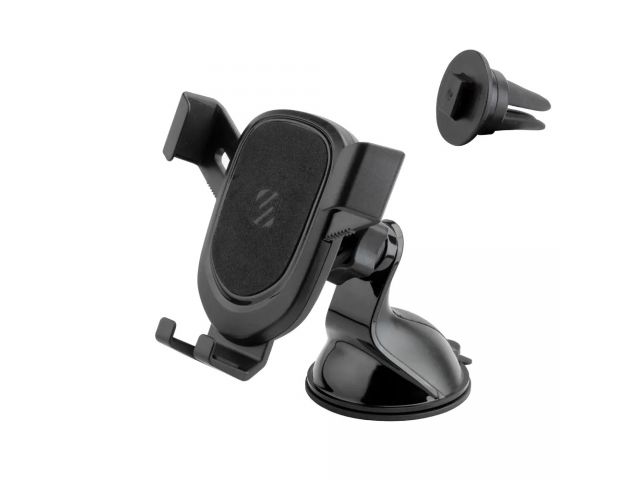 Auto držač za mobitel SCOSCHE GravityDrop, 3 u 1, komplet za montažu u auto, ventilacija/staklo/ploča