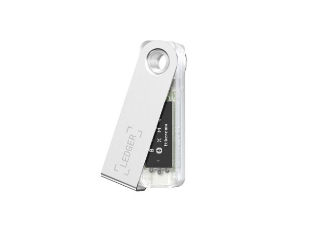Digitalni novčanik LEDGER Nano S Plus, za kriptovalute, USB, transparentni