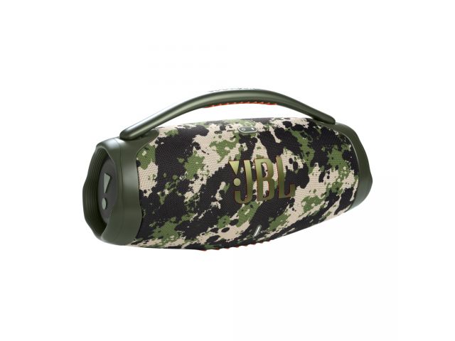 Bluetooth zvučnik JBL Boombox 3, BT 5.3, prijenosni, vodootporan IP67, 24h baterija, maskirni