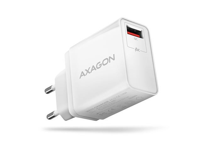Kućni punjač AXAGON ACU-QC19W, QC 3.0, 19W, 1xUSB-A, bijeli