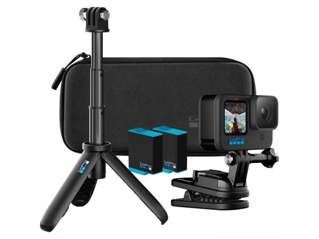 Akcijska kamera GOPRO HERO 10 + Accessories Bundle: Magnetic Swivel Clip, baterija, Shorty i Torbica (CHDRB-101-CN)