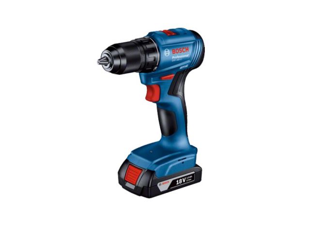 Bušilica-odvijač BOSCH GSR 185-LI PROFESSIONAL, 18V, aku, 2x baterije, punjač, kofer